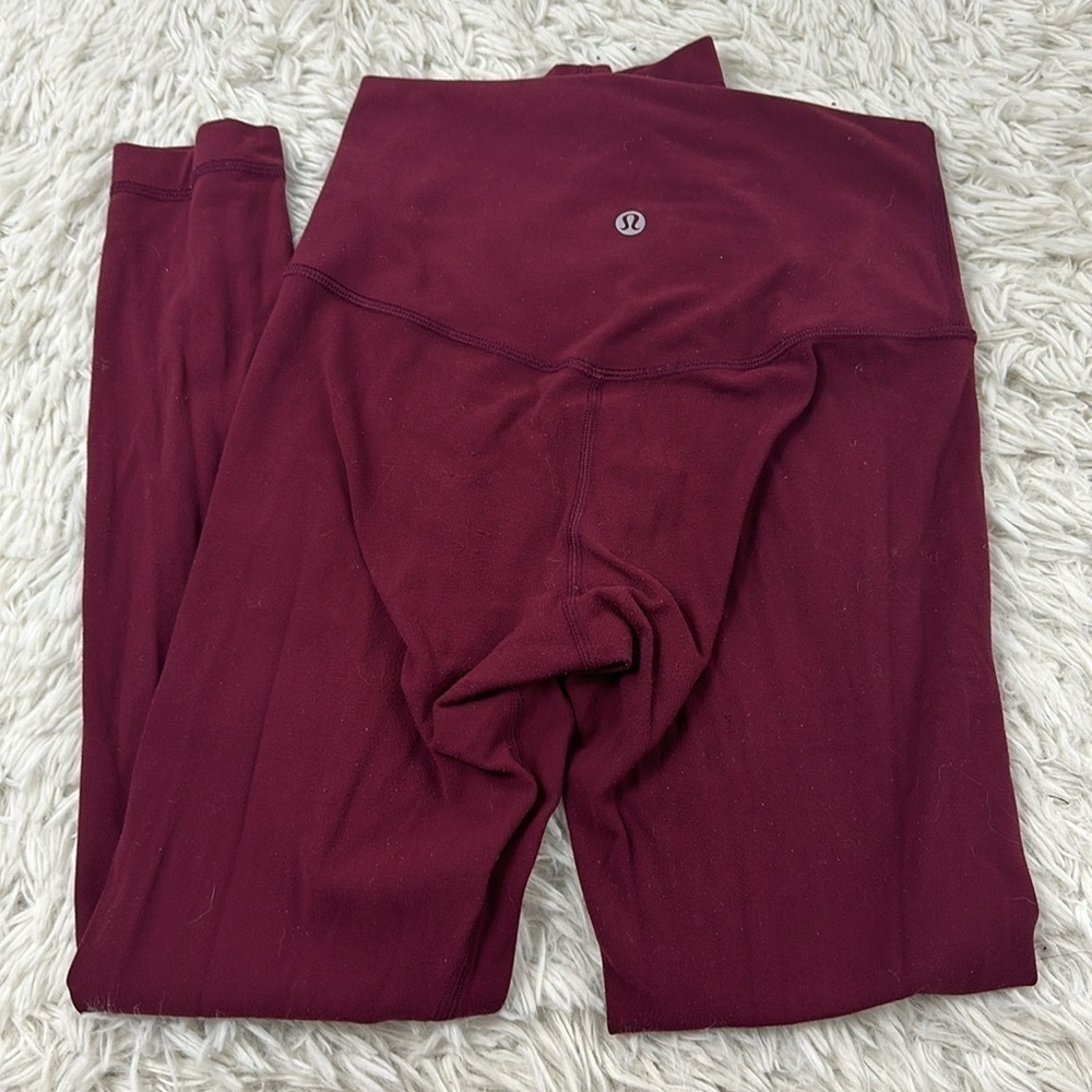 Lululemon Align Pant Ii *25" Deep Ruby - image 3